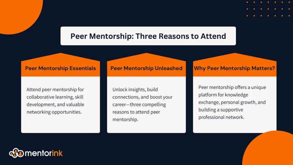 Peer Mentorship: Three Reasons to Attend